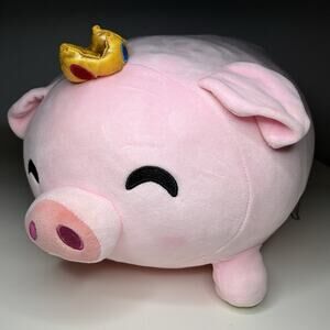 Youtooz Technoblade Pillow Plush Large 16” Pink Pig Stuffed Animal Round